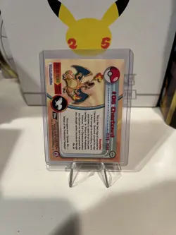 Pokemon: Charizard #6 - Embossed Rays Foil - Topps Black Logo (2nd Print) - LP - Image 2