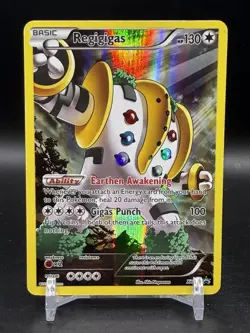 Pokemon TCG Regigigas XY82 Black Star Promo Holo LP - Image 1