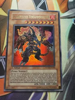 Yugioh! Vulkanisches Verdammnisfeuer Ultra Rare - FOTB-DE008 1. Auflage Deutsch - Image 1