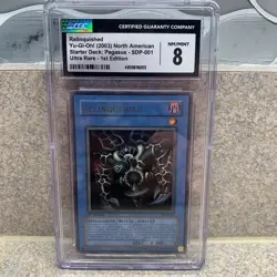 Yugioh 2003 Relinquished SDP-001 1st Edition Holo Graded CGC 8.0 NM MINT - Image 1