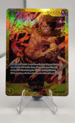 One Piece EN OP07-119 Portgas.D.Ace SEC NM-MT - Image 1