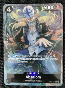 One Piece EN OP06-081 Absalom R Alt Art NM-MT - Image 1