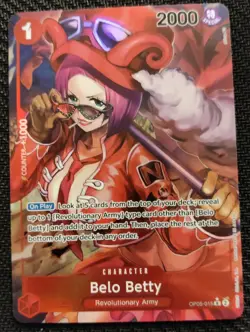 One Piece EN OP15-015 Belo Betty Alt Art NM-MT - Image 1