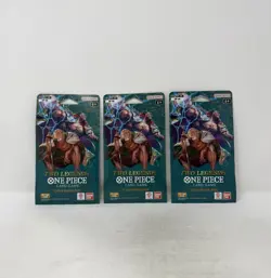 One Piece TCG English OP-08 Two Legends 12-Card Sleeved Booster Pack Lot of 3 - Image 1
