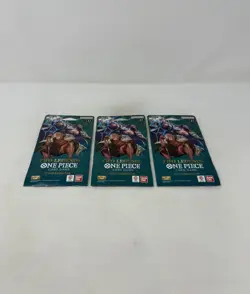 One Piece TCG English OP-08 Two Legends 12-Card Sleeved Booster Pack Lot of 3 - Image 3