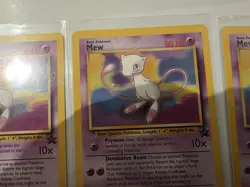 Pokemon TCG Mew Blackstar Promo Card No.8 2000 WOTC Vintage Mp/hp X3 - Image 3