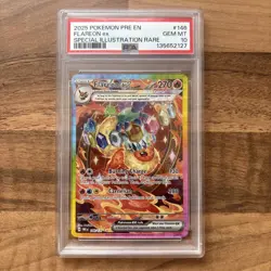 Pokemon Card Flareon EX 146/131 PSA 10 Prismatic Evolutions Gem Mint Graded - Image 1