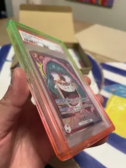 Custom PSA Style Graded Card Case Guard Protector Watermelon Limited Edition - Image 4