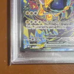 Pokemon Iron Hands ex Special Illustration Rare Holo 154/131 PSA 9 Card - Image 5