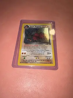 Pokemon TCG Dark Dugtrio Team Rocket 6/82 Regular Unlimited Rare Holo SWIRL - Image 2
