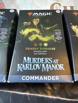 Mtg Murders At Karlov Manor Commander Deck Set Of 4 New Sealed - Image 3