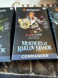 Mtg Murders At Karlov Manor Commander Deck Set Of 4 New Sealed - Image 4