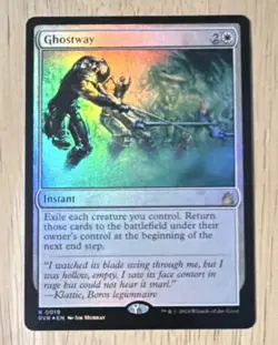 Magic: The Gathering Ghostway Ravnica Remastered Holo Rare Instant White 019 - Image 1