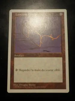 mtg Glasses of Urza MISPRINT FRENCH vf fr 0 mana cost Lunettes d'Urza 1997 5 th - Image 1