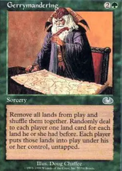MTG magic cards 1x Gerrymandering Unglued Light Play, English - Image 1