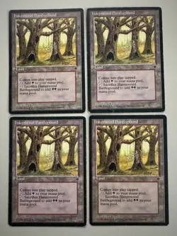 Havenwood Battleground 4x MTG - Fallen Empires - Englisch ©1994 NM/EX + EX/LP - Image 1