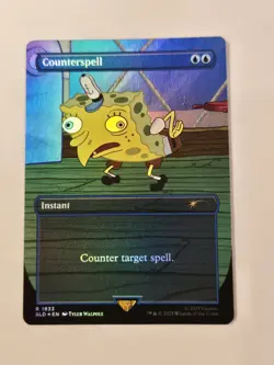 MTG Secret Lair Spongebob Squarepants: Internet Sensation Rainbow Foil Open NM - Image 2