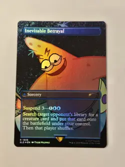 MTG Secret Lair Spongebob Squarepants: Internet Sensation Rainbow Foil Open NM - Image 4