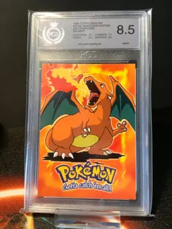 1999 Topps Pokemon Movie Animation Charizard E6 of 12 NM-Mint 8.5 (Pop4 bei PSA) - Image 1