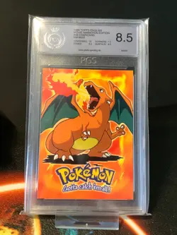 1999 Topps Pokemon Movie Animation Charizard E6 of 12 NM-Mint 8.5 (Pop4 bei PSA) - Image 3