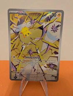 Pokemon TCG Joltik Card 150/142 Stellar Crown Illustration Rare - Image 1