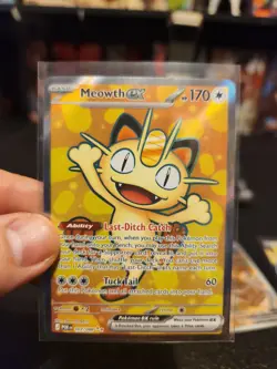 Pokemon Meowth Ex Full Art Holo EX Card 107/088 from perfect order - Image 1