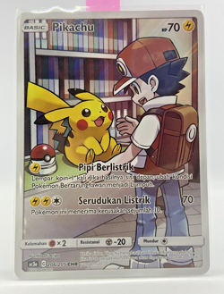 Pokemon TCG Indonesia Pikachu AC3A 206/205 CHR NM - Image 1