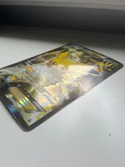 Pikachu EX XY124 XY Black Star Promo 2016 Pokemon Jumbo Card Full Art NM - Image 4