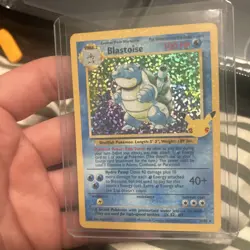 Pokemon Blastoise Base Set Holo Rare Card 2/102 100HP Celebrations - Image 1