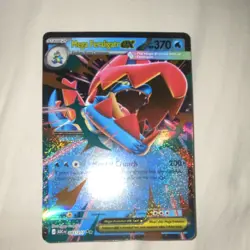 POKEMON MEGA FERALIGATR EX 043/217 ASC FULL ART HOLO RARE 370HP STAGE 2 - Image 1