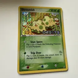 2005 Pokemon EX Deoxys Shroomish [Reverse Holo] #72/107 NM MT Stamped - Image 1