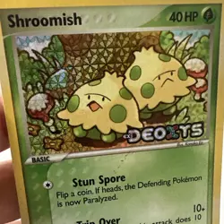 2005 Pokemon EX Deoxys Shroomish [Reverse Holo] #72/107 NM MT Stamped - Image 2