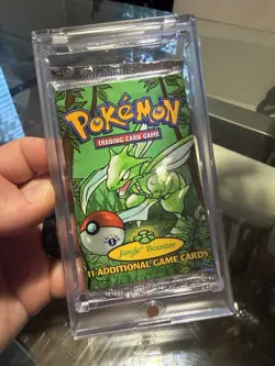 1st Edition Pokemon Jungle Booster Pack Scyther Art Sealed Case WOTC - Image 1