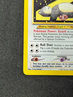 Pokemon TCG Snorlax WoTC Black Star Promo 49 NM - Image 5