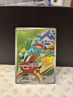 Pokemon Bulbasaur ME: Mega Evolution Promo 037 Basic NM - Image 1