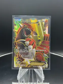 Pokemon Groudon EX (150 Full Art) 150/160 XY - Primal Clash Ultra Rare - HP - Image 1