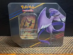 Pokemon Crown Zenith Tin Glarian Articuno Factory Sealed - Image 1