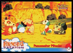 1999 Topps Pokemon Pikachus Vacation Peacemaker Pikachu #46 - Image 1