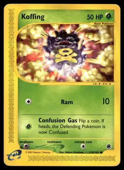 KOFFING 114/165 COMMON EXPEDITION BASE SET POKEMON - Image 1