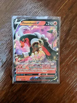 Pokemon TCG - Houndoom V 021/189 - Darkness Ablaze - Image 1
