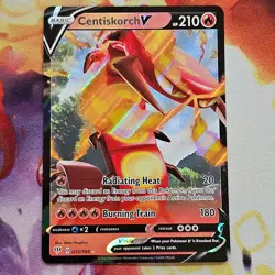 Centiskorch V Holo Darkness Ablaze 033/189 NM Pokemon TCG - Image 1