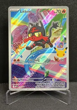Litten MEP 044 - Pokemon First Partner Black Star Promo Pokemon NM/M - Image 1