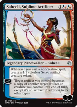 1x Saheeli, Sublime Artificer MTG War Of The Spark NM Magic Regular - Image 1