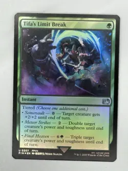 x1 Tifa's Limit Break FOIL FIN Final Fantasy MTG 207 M/NM 1x - Image 1