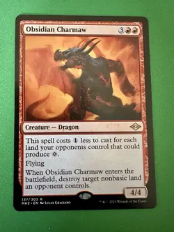 Obsidian Charmaw #137 Regular - MTG MH2 - M/NM Unplayed FAST2SHIP!! - Image 1