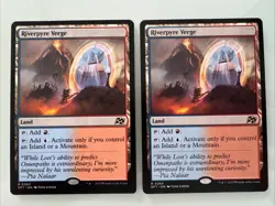 Qty 2 Magic The Gathering Riverpyre Verge Land Rare 260 Aetherdrift - Image 1