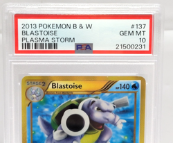 Pokemon Blastoise Plasma Storm Holo Secret Rare #137 PSA 10 Gem Mint **POP 46** - Image 3