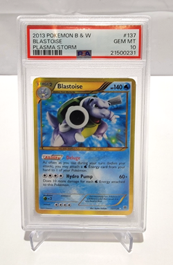 Pokemon Blastoise Plasma Storm Holo Secret Rare #137 PSA 10 Gem Mint **POP 46** - Image 5