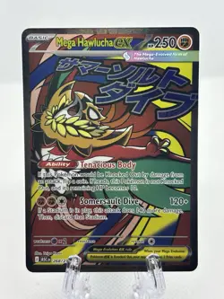 Mega Hawlucha ex 268/217 Mega Attack Rare ME: Ascended Heroes Pokemon Holo NM/M - Image 1