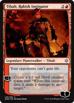 4x Tibalt, Rakish Instigator MTG War Of The Spark NM Magic Regular - Image 1